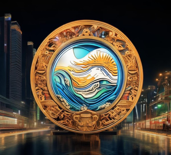 珠海新闻传媒集团的图标，文明的象征与传承的纽带